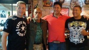 Em Curitiba, Rudimar Fedrigo, Nélio Naja, Fábio Noguchi e Rafael Thai Naja