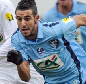 Riyad Mahrez atuando pelo Le Havre.