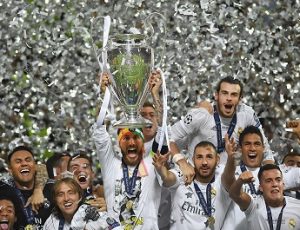 Real Madrid, onze vezes campeão da Liga dos Campeões.