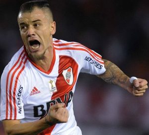 D’Alessandro jogando pelo River Plate em 2016.