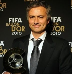 José Mourinho, primeiro premiado em 2010. José Mourinho, primeiro premiado em 2010.