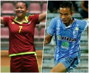 Daniuska Rodríguez e Mohd Faiz Subri.