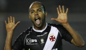 Alecsandro comemorando gol pelo Vasco da Gama. Alecsandro comemorando gol pelo Vasco da Gama.