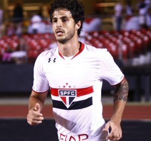 Hudson atuando pelo São Paulo em 2016.