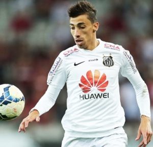Rildo jogando pelo Santos. Rildo jogando pelo Santos.