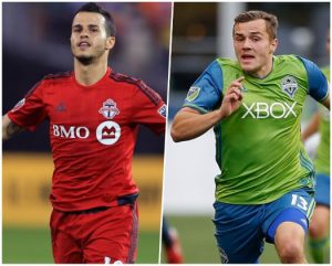Sebastian Giovinco (Toronto FC) e Jordan Morris (Seattle Sounders FC).