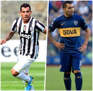 Tévez na Juventus e na sua volta ao Boca Juniors. Tévez na Juventus e na sua volta ao Boca Juniors.