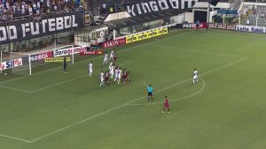 Amaro marcou após cobrança de escanteio