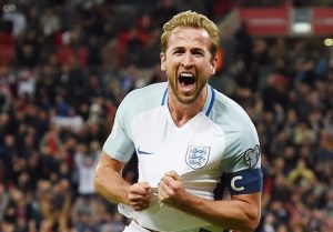 Harry Kane defendendo sua seleção.