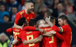 Seleção da Espanha, uma das favoritas na Copa.