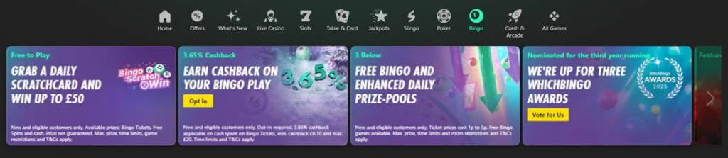 Bingo Bet365