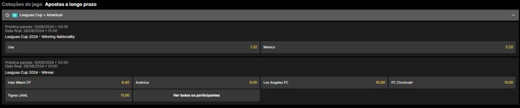 Vencedor da Copa das Ligas 2024 Vencedor da Copa das Ligas 2024